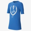 Nike (nfl Lions) Big Kids' T-shirt In Blue