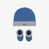 Nike Baby Hat And Booties Set In Multi-color