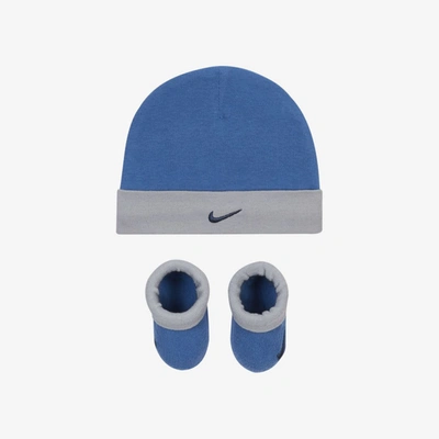Nike Baby Hat And Booties Set In Multi-color