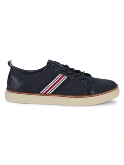 Original Penguin Ian Canvas Sneakers In Navy