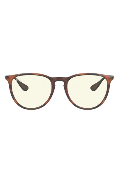 Ray Ban Erika Classic 54mm Sunglasses In Havana/ Green Solid