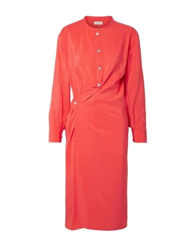 Lemaire 3/4 Length Dresses In Coral