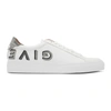 Givenchy Reverse Logo Low Top Sneakers In White