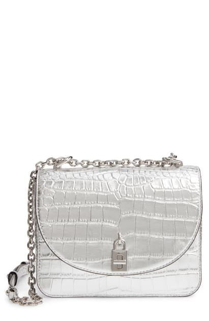 rebecca minkoff silver bag