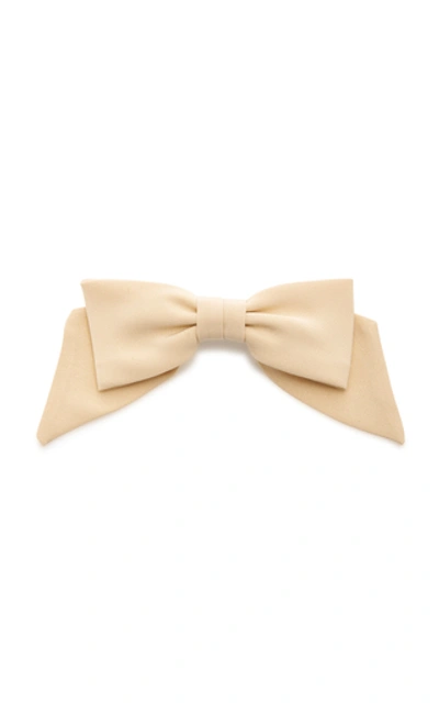 Sophie Buhai Silk Crepe Barrette In Neutral