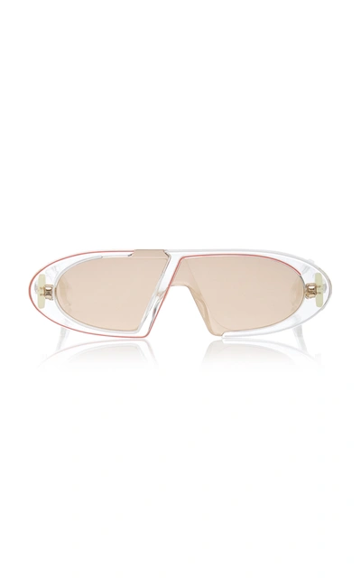 Dior Oblique Round-frame Acetate Sunglasses In Multi