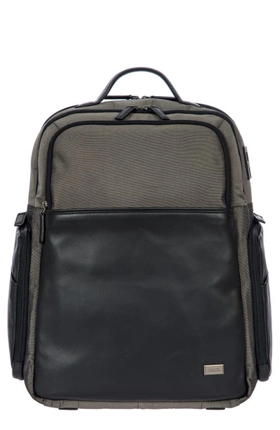 Bric's Monza Large Backpack - Grey In Grey Black
