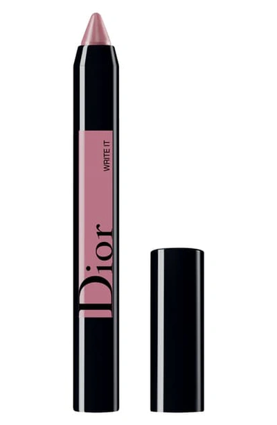 Dior Rouge Graphist Lipstick Pencil - Limited Edition In 474 Write It