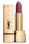 Saint Laurent Limited Edition Holiday Rouge Pur Couture In 98 Rosewood Star