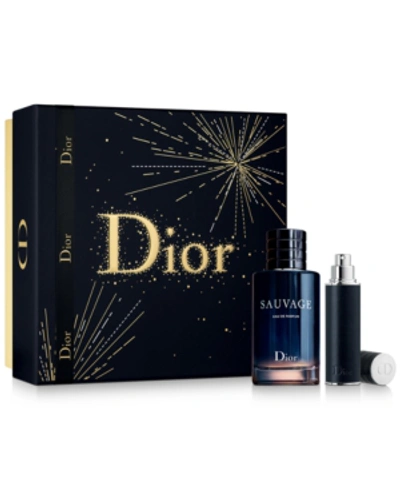 Dior Sauvage Eau De Parfum Travel Spray 2-piece Holiday Gift Set