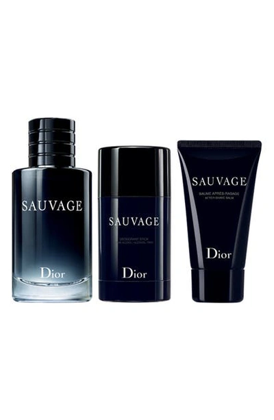 Dior Sauvage Eau De Toilette 3-piece Holiday Gift Set