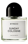 Byredo Sunday Cologne Eau De Parfum, 3.4 oz