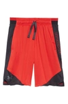 Under Armour Boys' Stunt 2.0 Shorts - Big Kid In Red