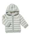 Angel Dear Unisex Sherpa Lined Knit Jacket - Baby In Gray