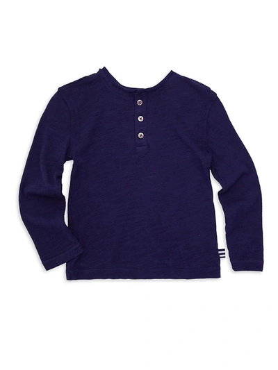 Splendid Kids' Little Boy's & Boy's Henley Shirt In Navy