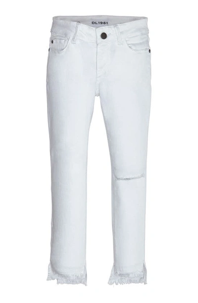 Dl Kids' Girls' Chloe Skinny Raw-hem Jeans In Palo Alto