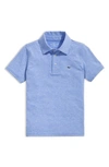 Vineyard Vines Kids' St. Jean Stripe Sankaty Performance Polo In Blue