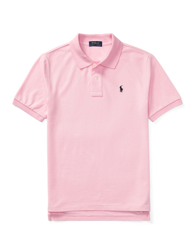 Ralph Lauren Kids' Polo Pony Embroidered Cotton T-shirt In Pink