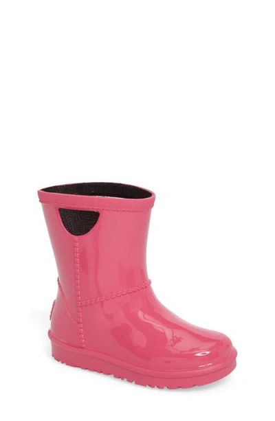 Ugg Kids' Girls' Rahjee Rain Boots - Walker, Toddler In Diva Pink
