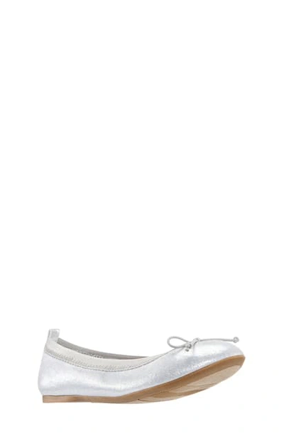 Nina Girls' Esther Patent Ballet Flats - Little Kid, Big Kid In Ivory/cream