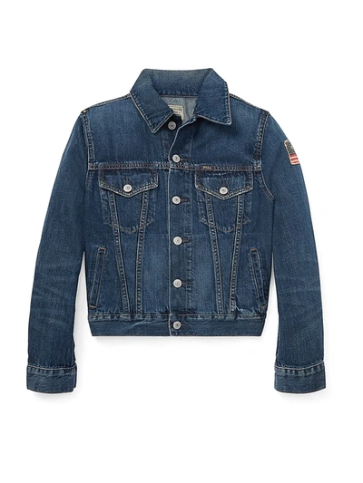 Polo Ralph Lauren Kids' Boy's Denim Trucker Jacket In Blue