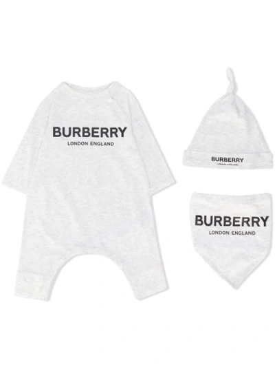 Burberry Unisex Maemae Three-piece Gift Set - Baby In White