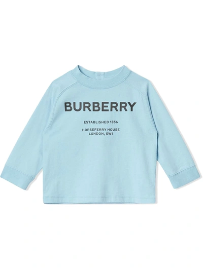 Burberry Boys' Mini Griffon Logo Tee - Baby In Blue
