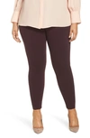 Liverpool Los Angeles Plus Reese Pintuck Ponte Leggings In Meritage