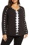 Nic And Zoe Plus Petite Dash For It Jacket In Black Onyx