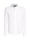 Ralph Lauren Down Collar Shirt In White