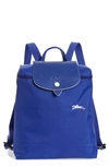 Longchamp Le Pliage Club Nylon Backpack In Cobalt