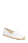 Soludos 'original Dali' Espadrille Slip-on In White Canvas