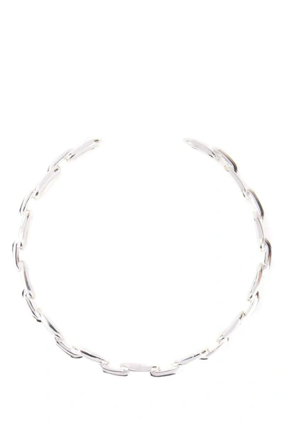 Ambush Chainlink Choker Necklace In Silver