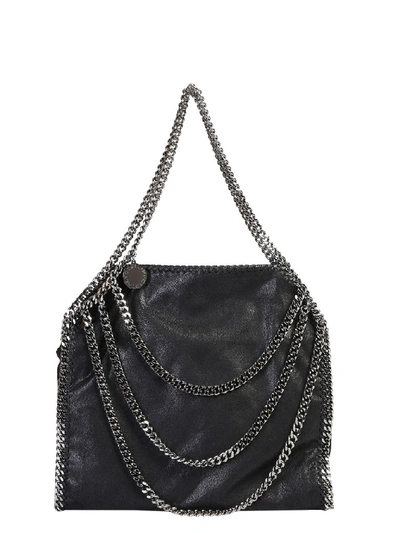 Stella Mccartney Falabella Chain Details Tote Bag In Black