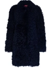 Sies Marjan Midnight Blue Ripley Shearling Coat
