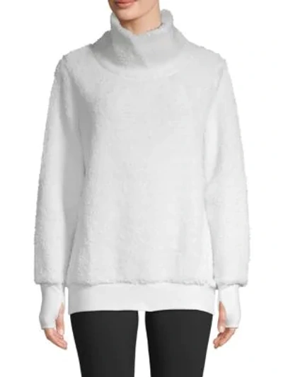 Marc New York Turtleneck Teddy Sweater In Glacier