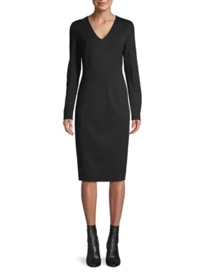 Diane Von Furstenberg Milena Sheath Dress In Black