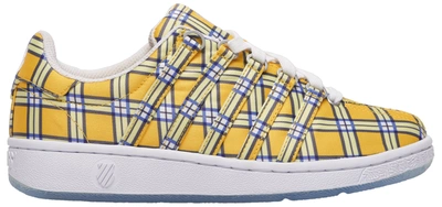 Pre-owned K-swiss  Classic Vn Clueless Plaid (w) In Yellow Plaid