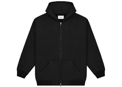 Pre-owned Fear Of God  Everyday Full Zip Hoodie Vintage Black