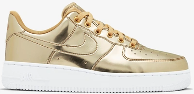 air force 1 low metallic gold