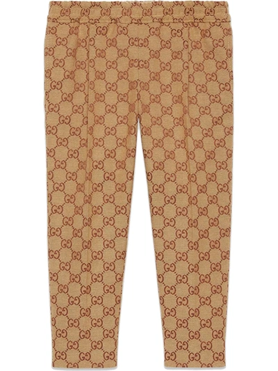 Gucci Kids' Children's Gg Canvas Trouser In Beige