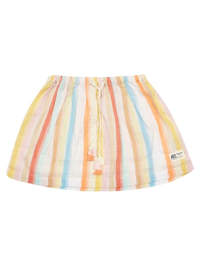 Ao76 Kids' Striped Skirt In Multicolor