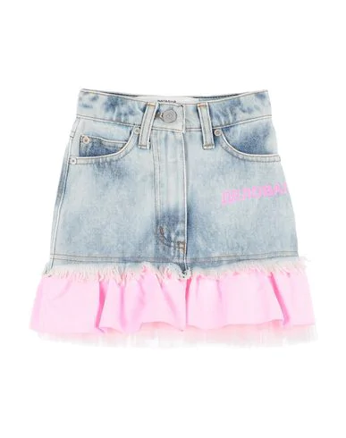 light pink denim skirt