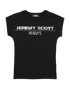 Jeremy Scott Kids' T-shirts In Black