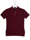 Polo Ralph Lauren Kids' Burgundy Polo Shirt In Unica
