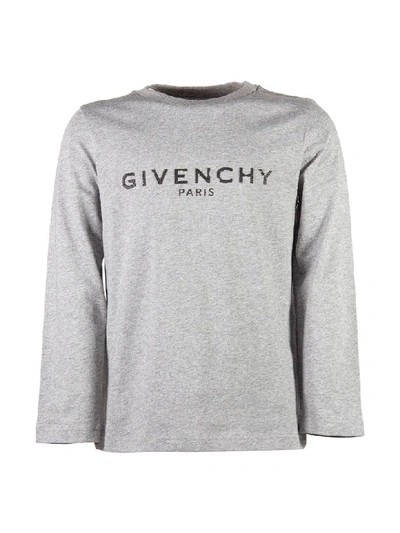 Givenchy Kids' Gray T-shirt In Grigio