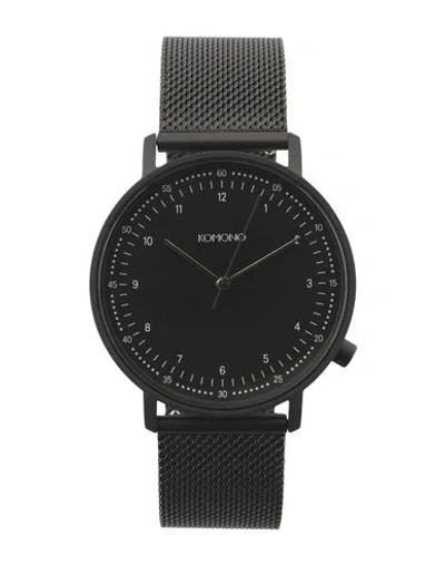 Komono Wrist Watch In Black