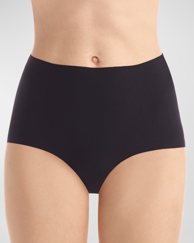 Commando High-rise Stretch Briefs In Black