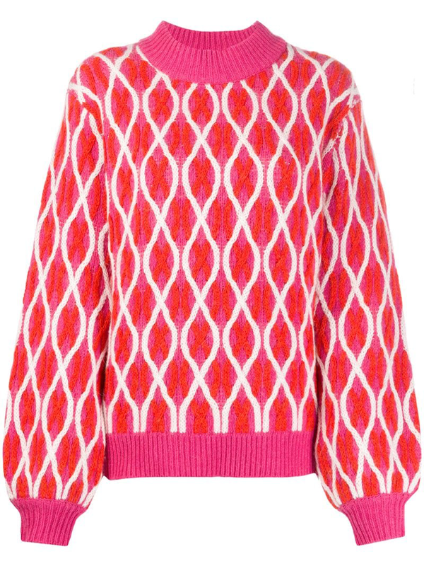 stine goya cable knit sweater