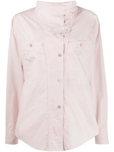 Isabel Marant Étoile Mahonia Cotton-poplin Shirt In Pink